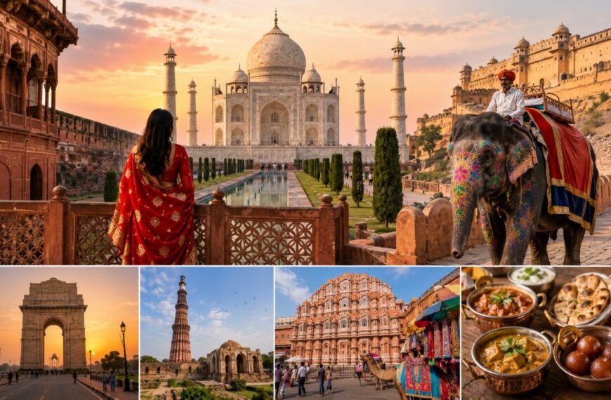 Discover the best Golden Triangle Tour in India. Explore Delhi landmarks, the Taj Mahal in Agra, and Jaipur's royal palaces with expert-guided trips.