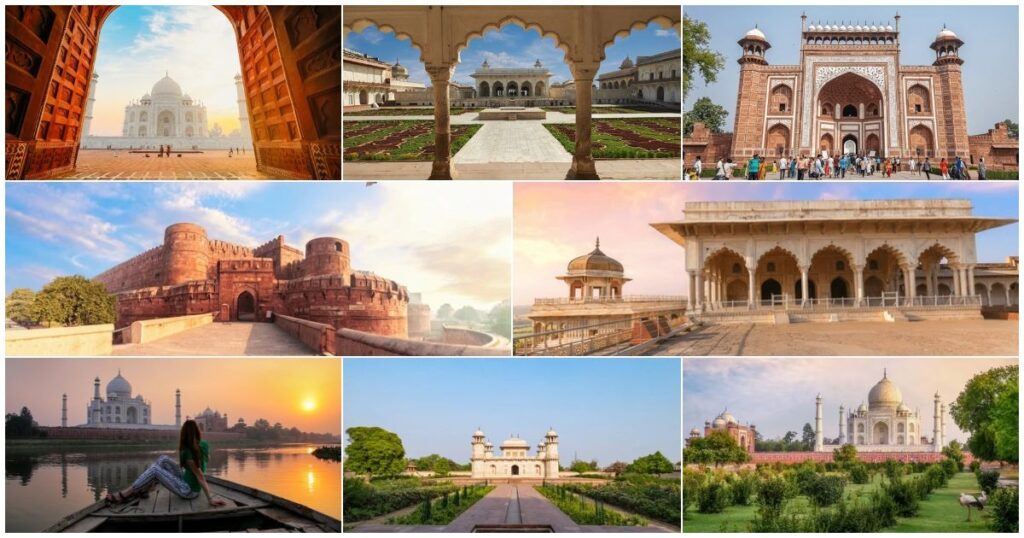 Top Tourist Attractions in Agra | Complete Agra Sightseeing Guide Top tourist attractions in Agra including the Taj Mahal, Agra Fort, Fatehpur Sikri, Mehtab Bagh, Itimad-ud-Daulah, and Diwan-i-Khas.