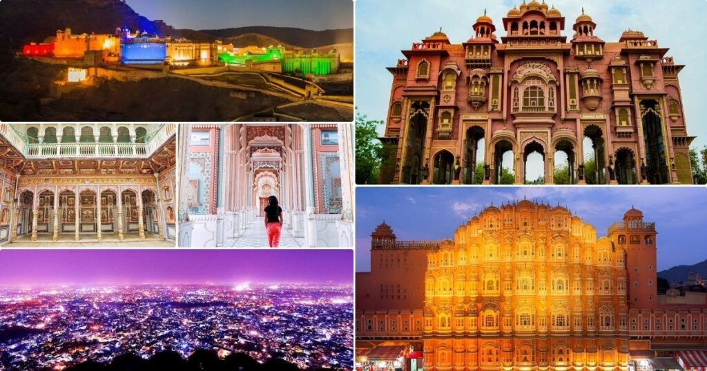 Top Tourist Attractions in Jaipur | Complete Jaipur Sightseeing Guide Top tourist attractions in Jaipur including Amber Fort, City Palace, Hawa Mahal, Patrika Gate, Jaigarh Fort, and Nahargarh Fort.